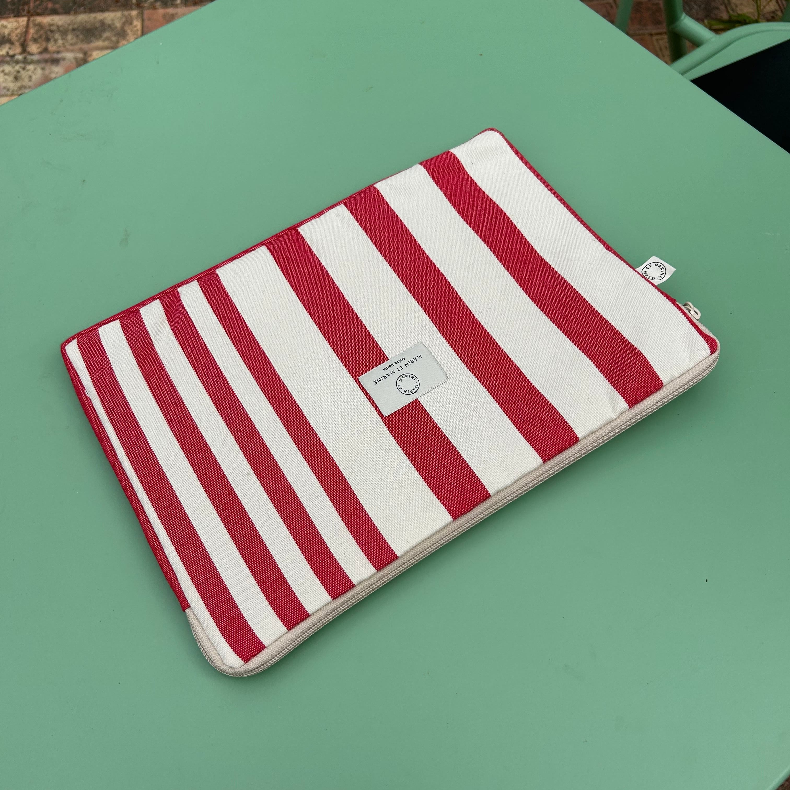 Laptop Case Étui Streifen Rouge