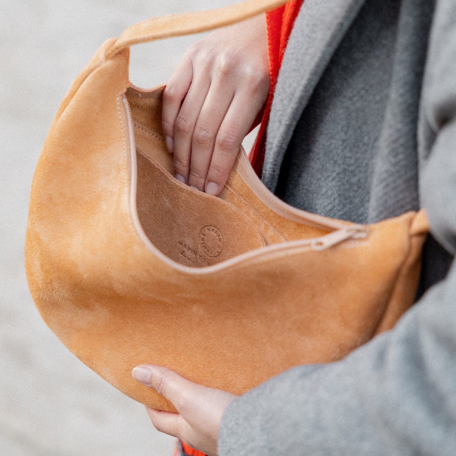 Lune Bag Leather Caramel
