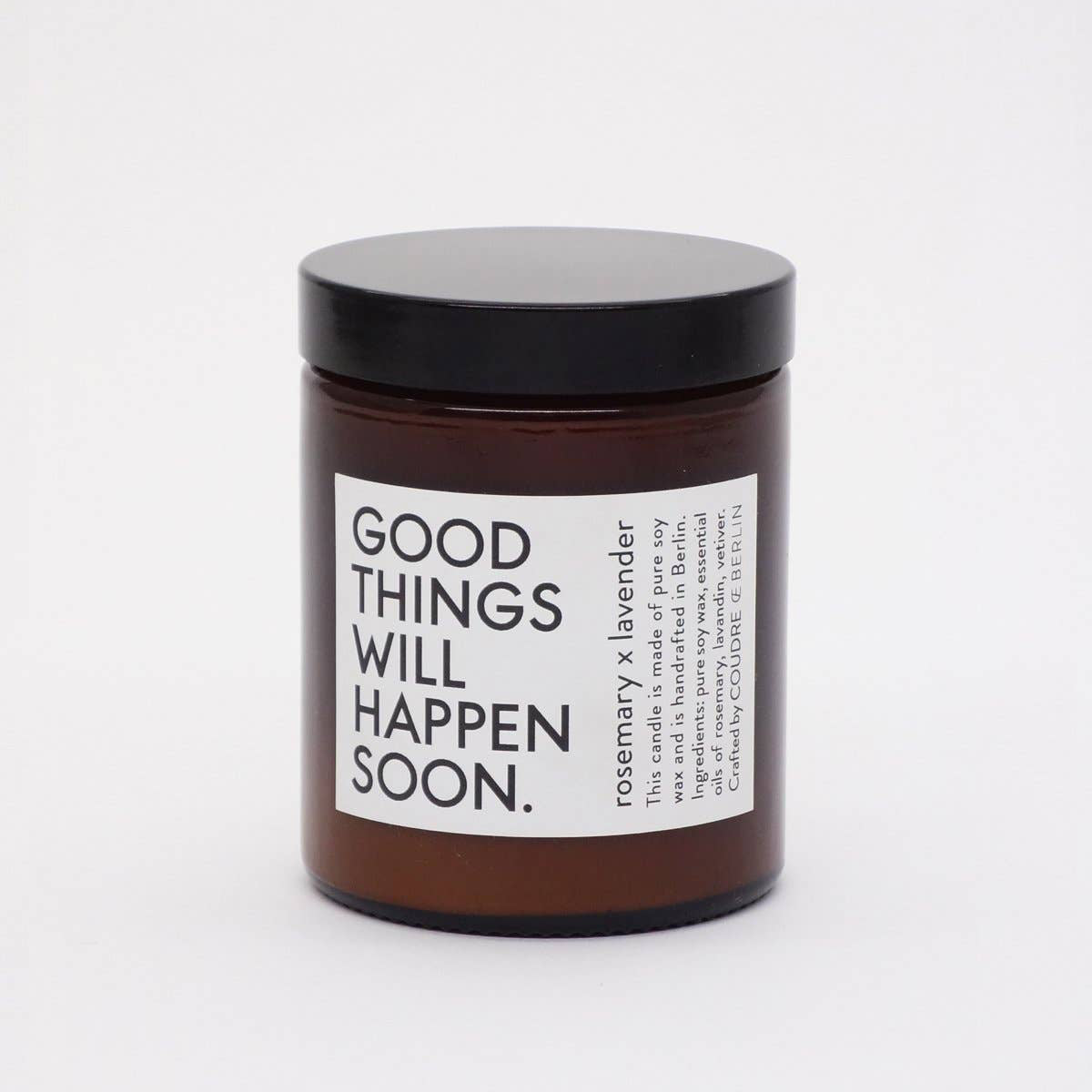 Good Things.... Kerze Rosmarin x Lavendel