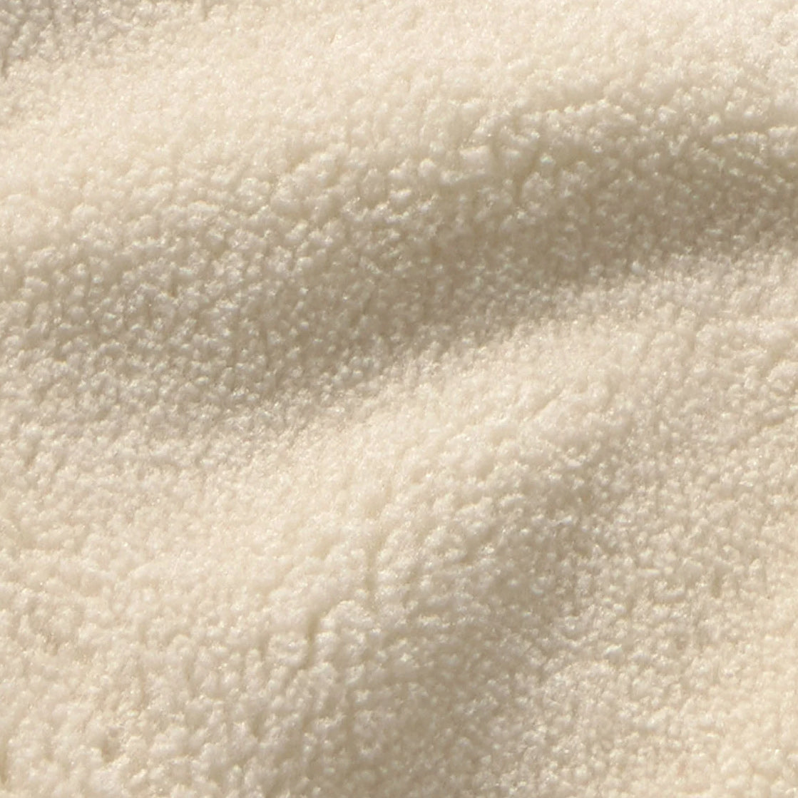 THINKING MU Ecru Fleece-Weste Jay