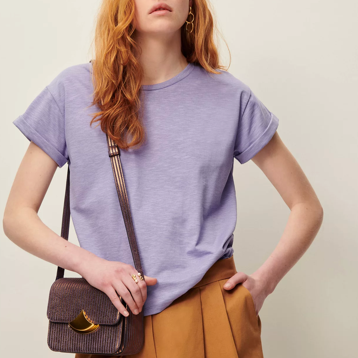 SESSUN Albano T-Shirt Lavender