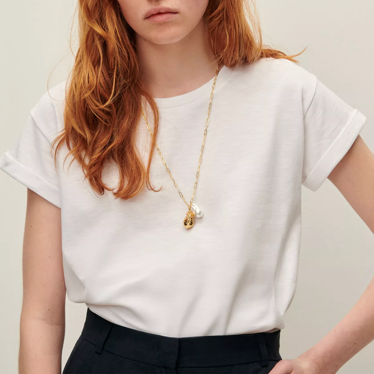 SESSUN Albano T-Shirt White