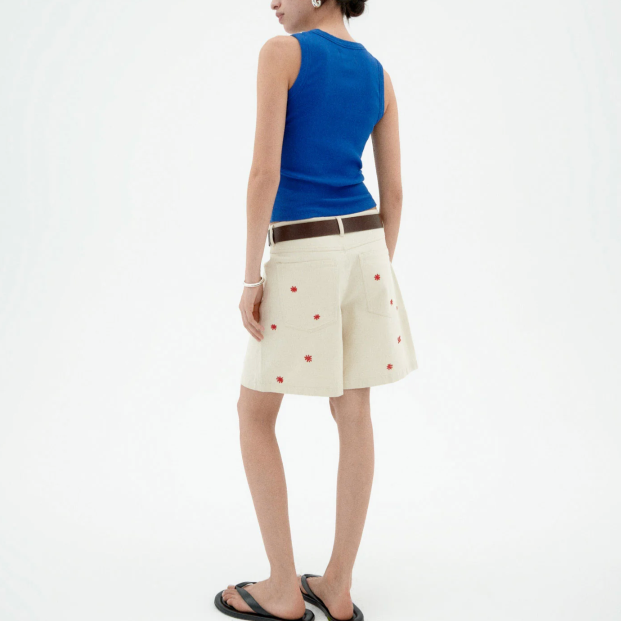 THINKING MU Juliette Tanktop Blau