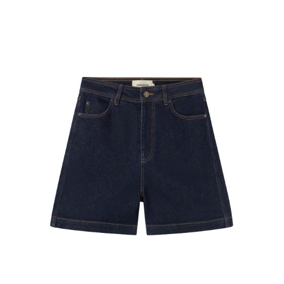 THINKING MU Relaxed Denim Shorts Luisa