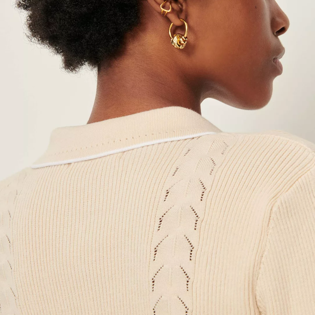 Sessun Leelo Doré Hoop Earrings