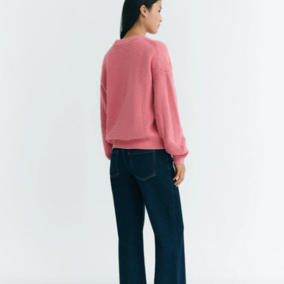 THINKING MU Rosa Strickpullover Carmen