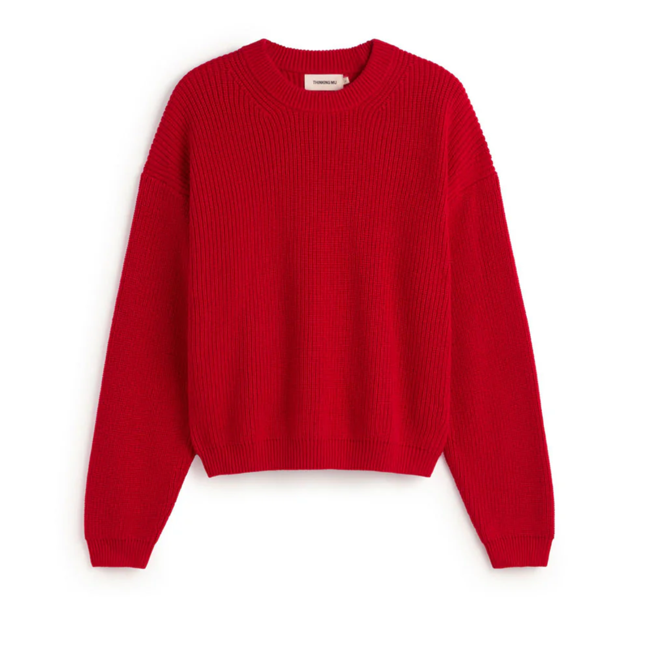THINKING MU Roter Strickpullover Carmen
