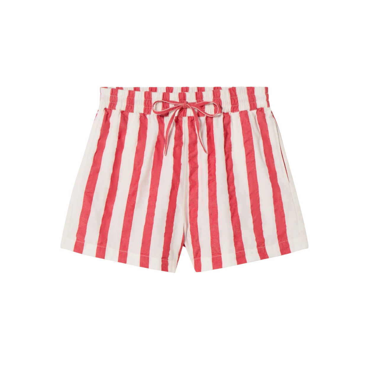 THINKING MU seersucker shorts Geranio