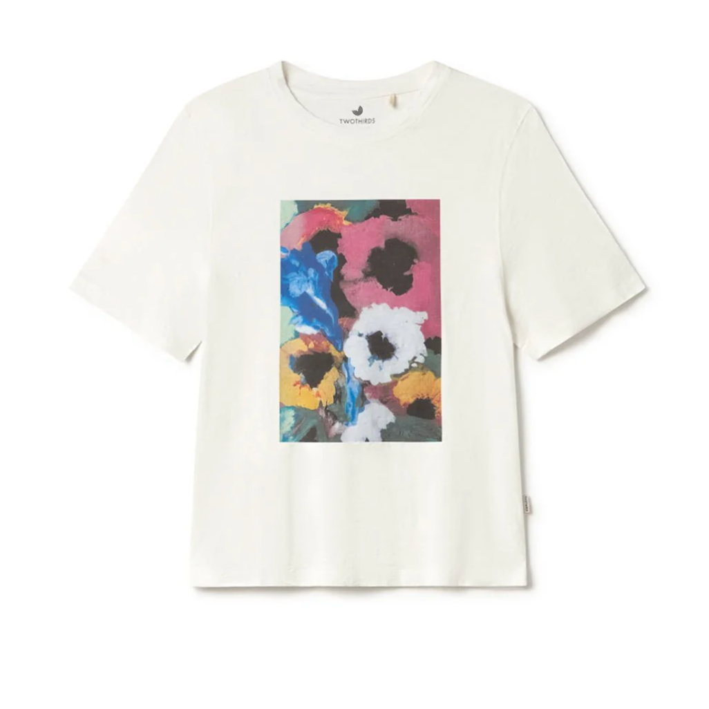 TWO THIRDS Molln T-Shirt Off White