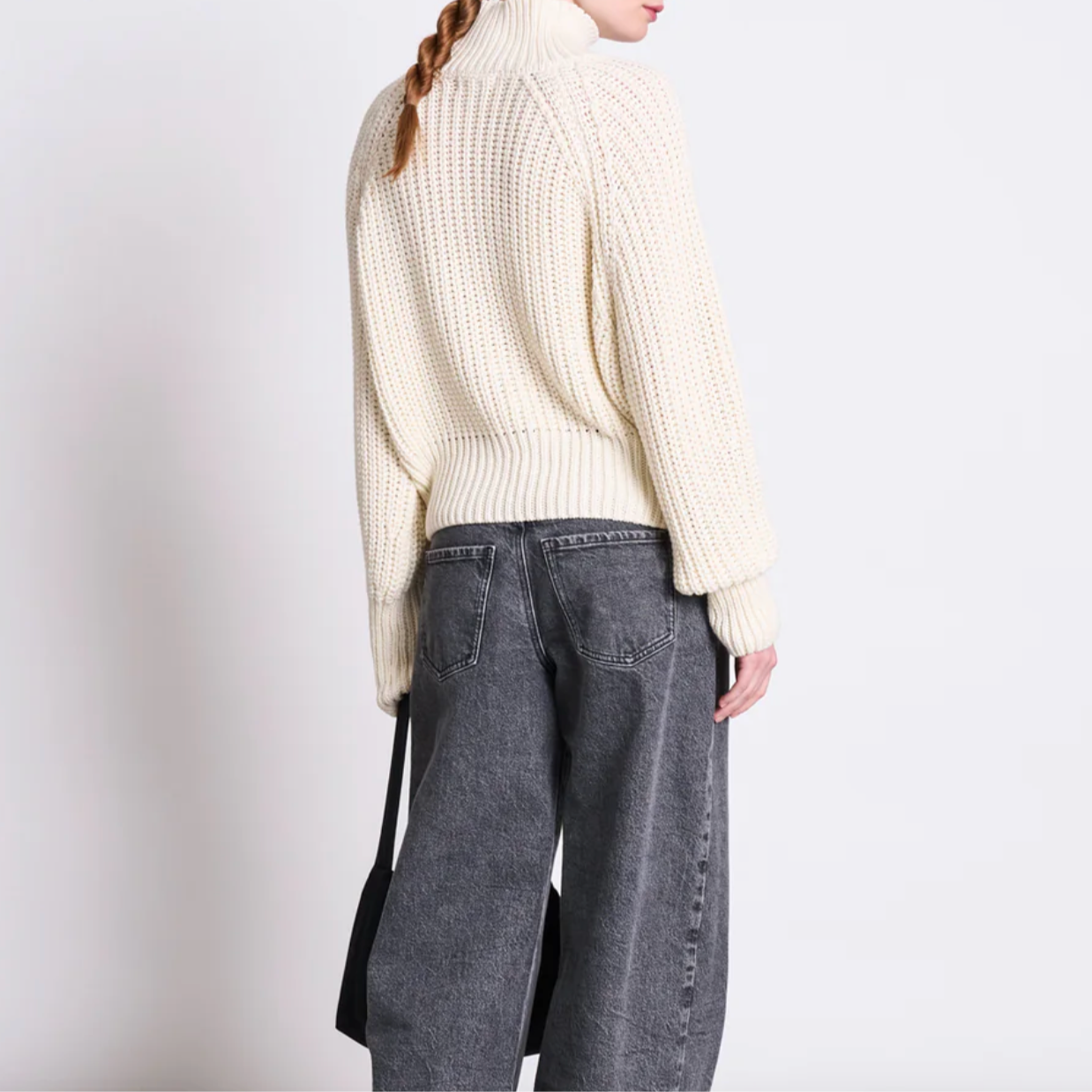 JANN JUNE Wooly Ola Offwhite Rollkragenpullover