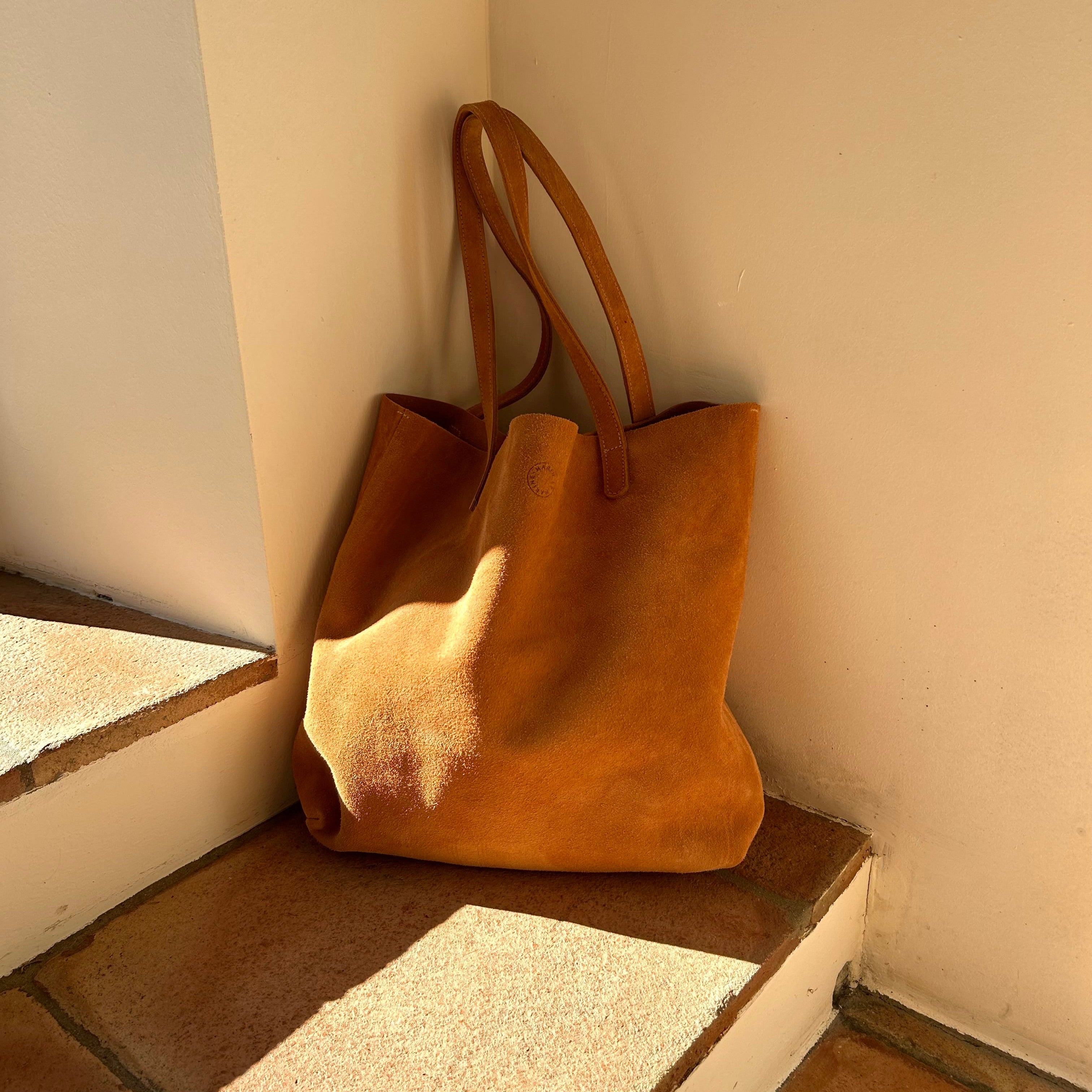 Éternelle Shopper Suede Caramel