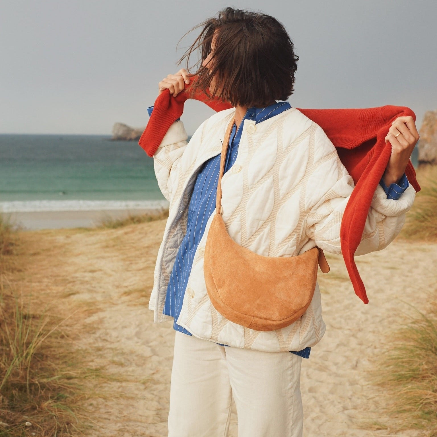 Lune Bag Leder Caramel