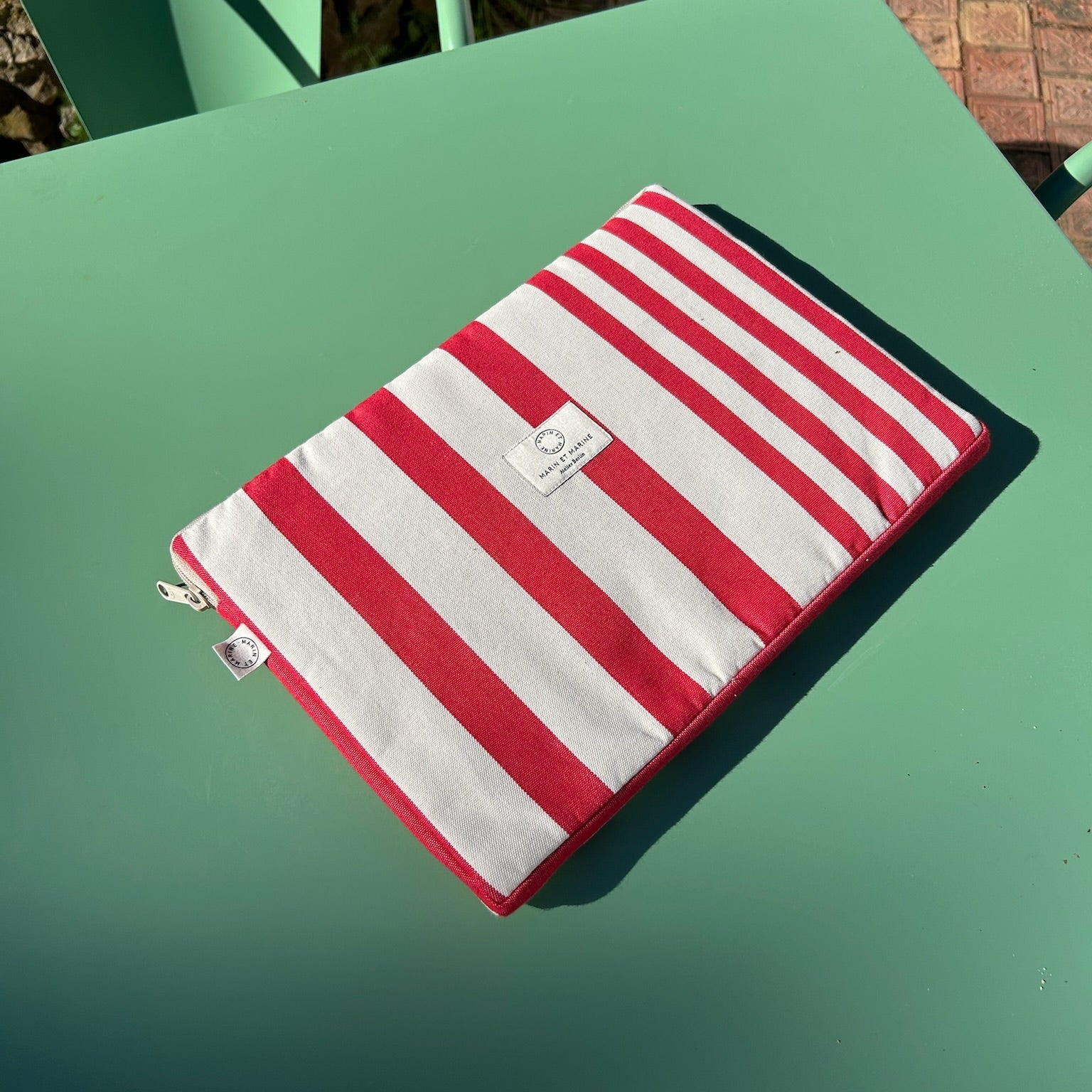 Laptop Case Étui Streifen Rouge