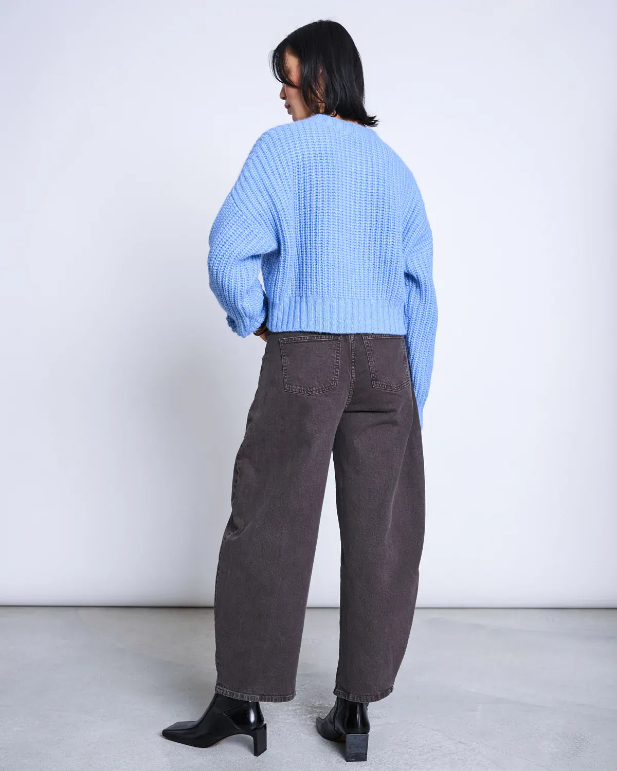 JAN 'N JUNE JANN JUNE Beni Cardigan Mid Blue JANN JUNE Beni Cardigan Mid Blue JAN 'N JUNE