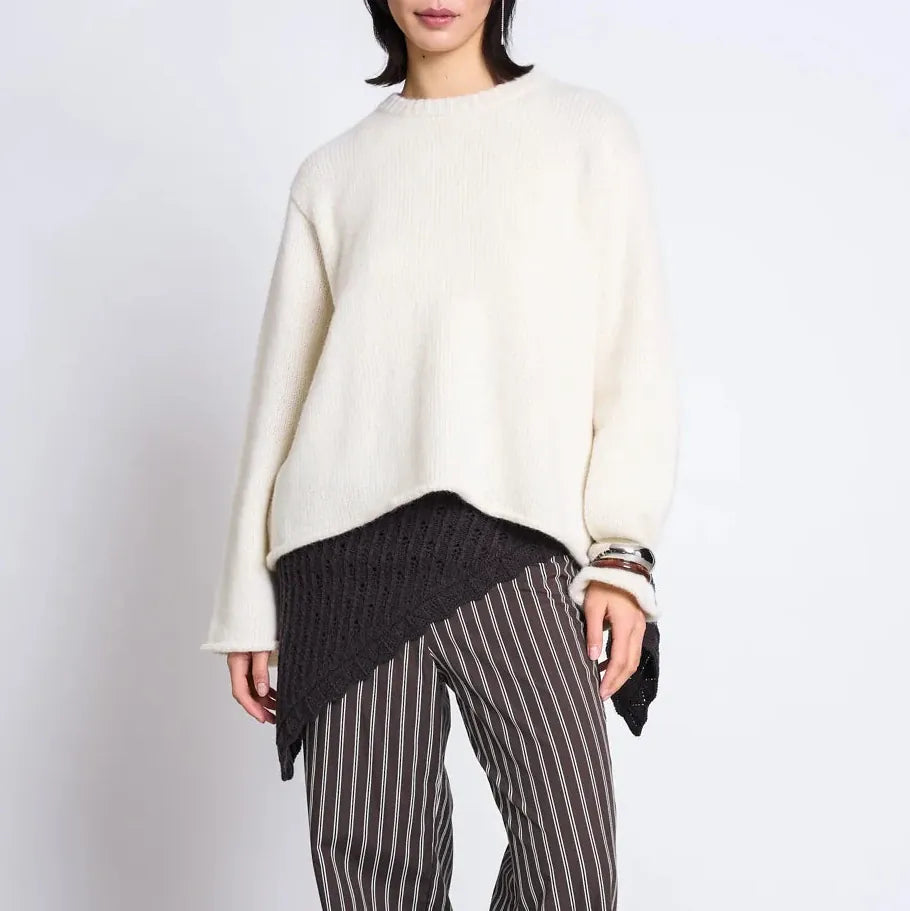 JAN 'N JUNE JANN JUNE Pullover Wooly Sona Offwhite JANN JUNE Pullover Wooly Sona Offwhite JAN 'N JUNE