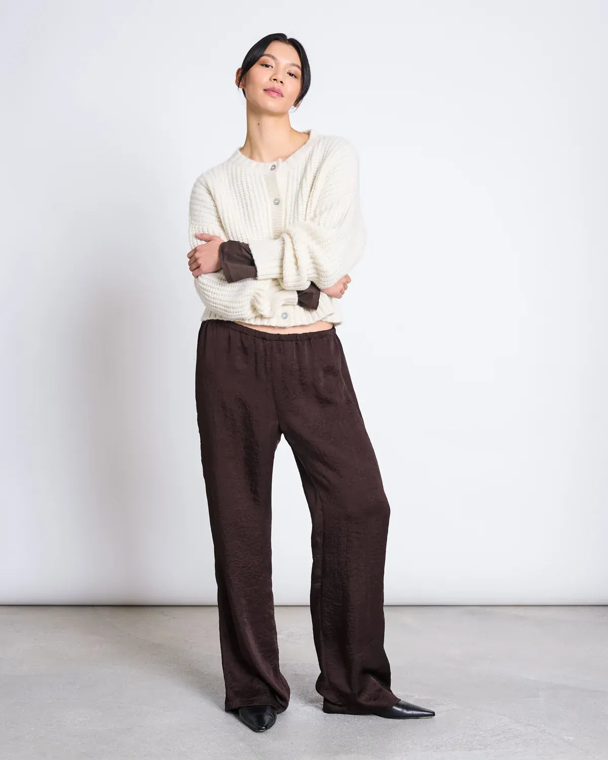 JAN 'N JUNE JANN JUNE Beni Cardigan Offwhite JANN JUNE Beni Cardigan Offwhite JAN 'N JUNE
