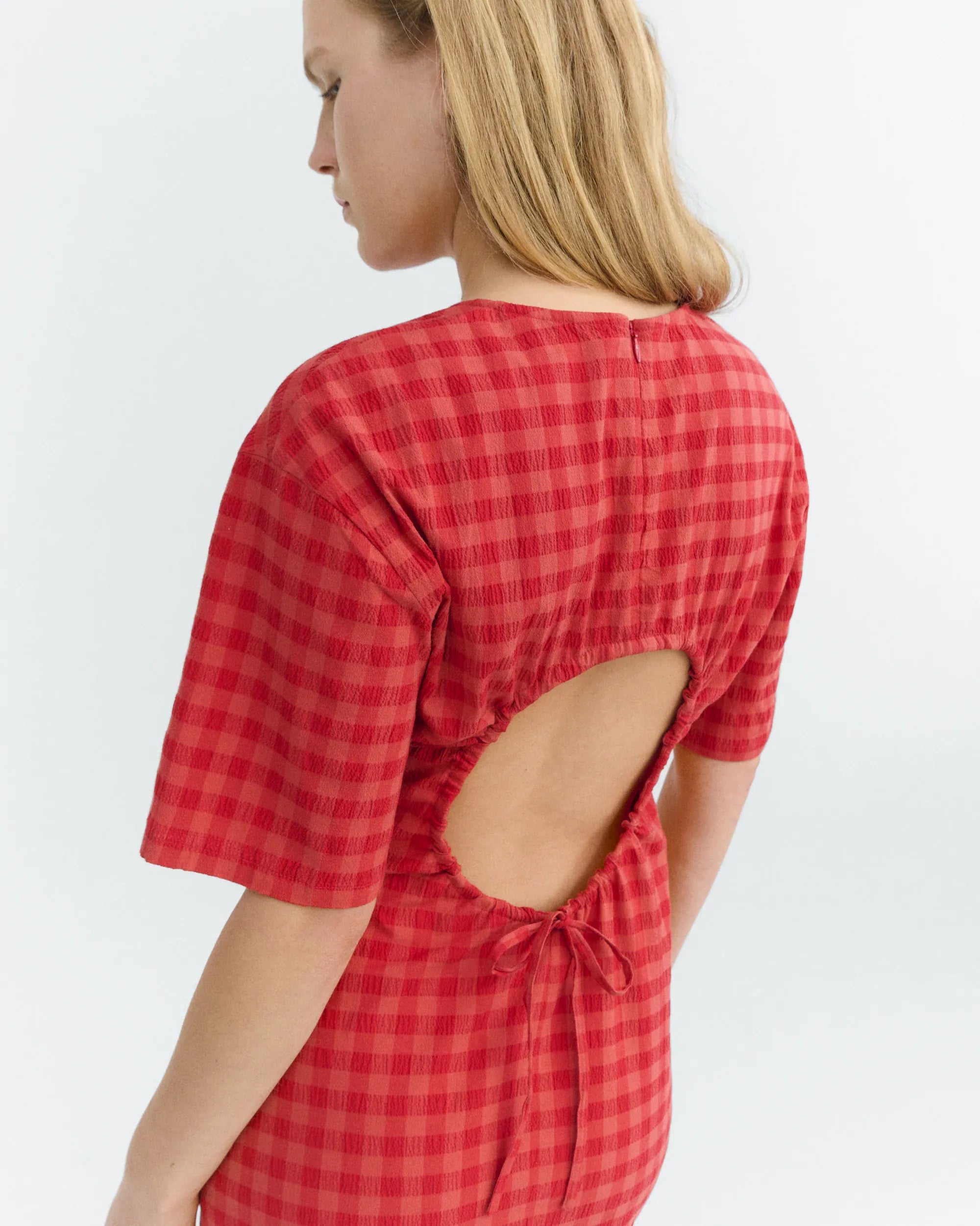 THINKING MU Red Kina Kleid