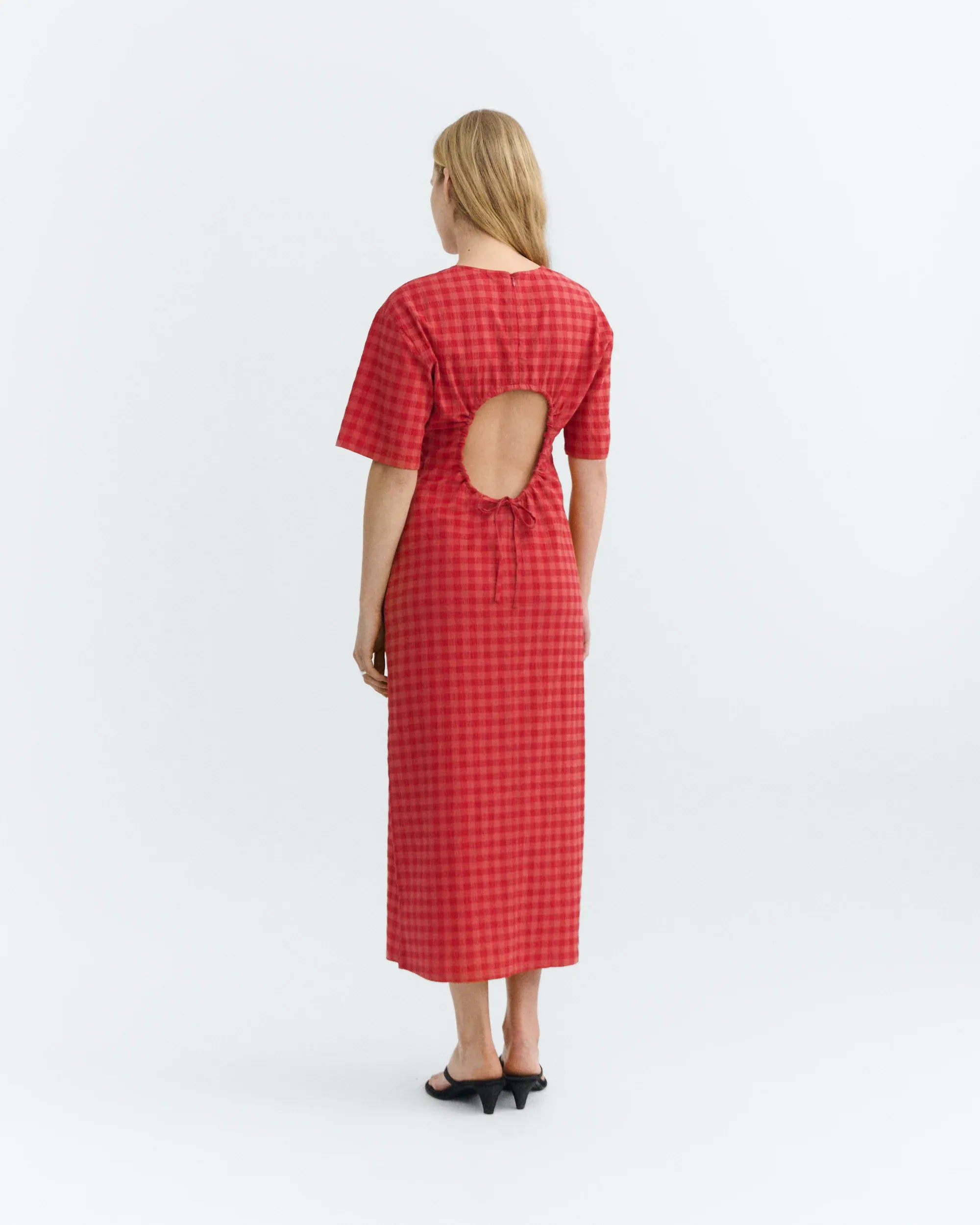 THINKING MU Red Kina Kleid
