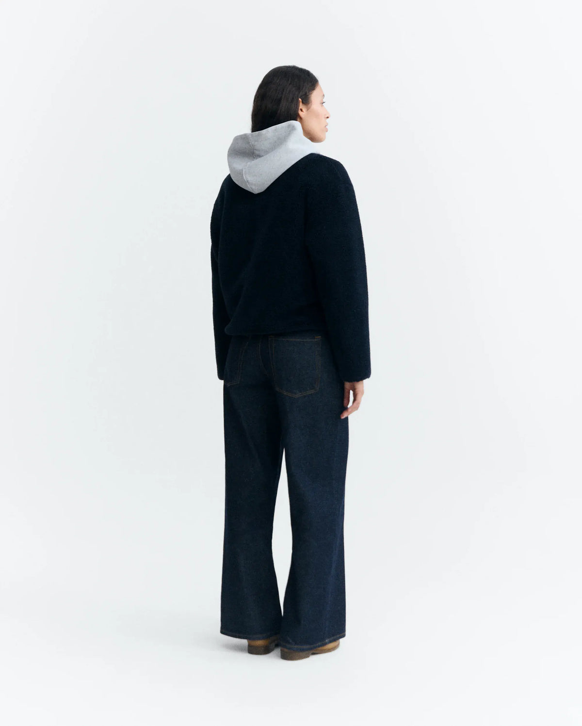 Thinking Mu THINKING MU Dark Navy Fleecejacke Kourtney THINKING MU Dark Navy Fleecejacke Kourtney