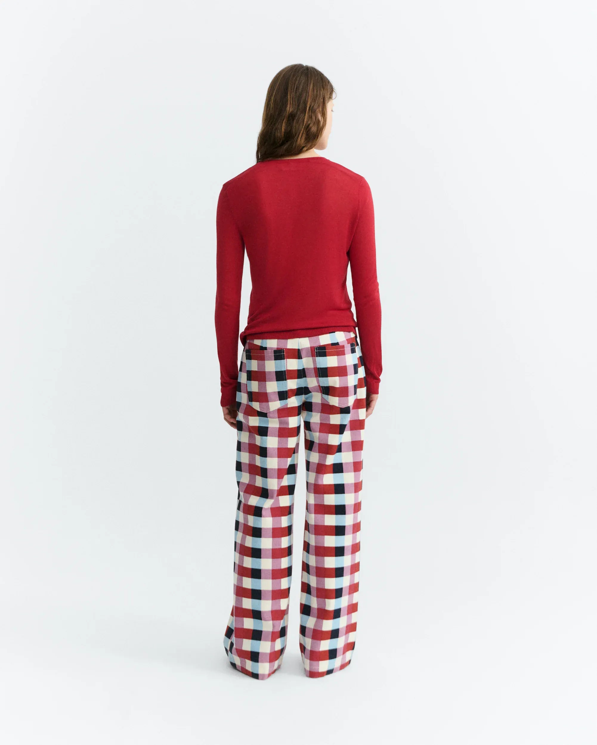 Thinking Mu THINKING MU Karierte Hose Serena THINKING MU Karierte Hose Serena
