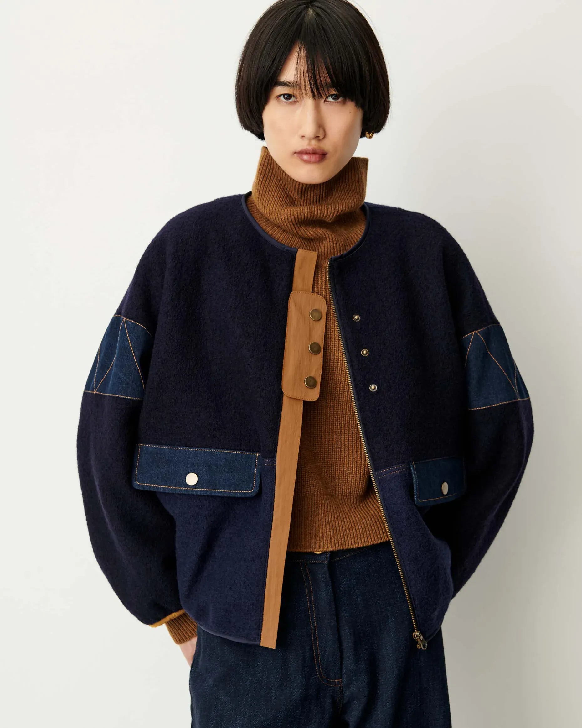 Sessun SESSUN Cold night Blouson Blue SESSUN Cold night Blouson Blue sessun