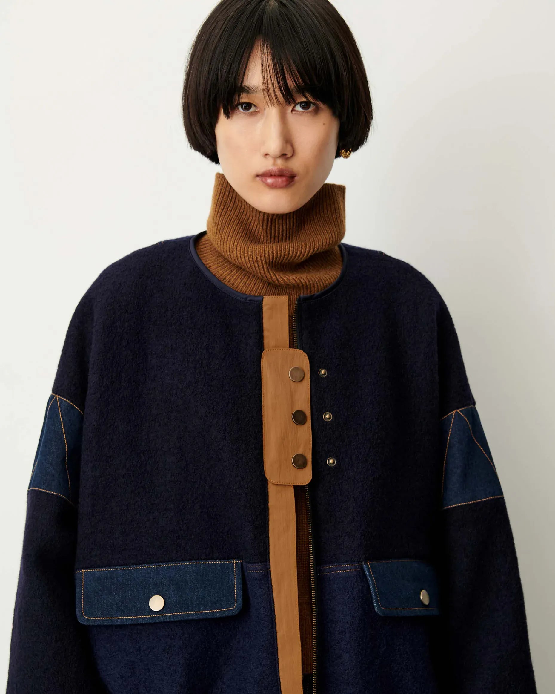Sessun SESSUN Cold night Blouson Blue SESSUN Cold night Blouson Blue sessun