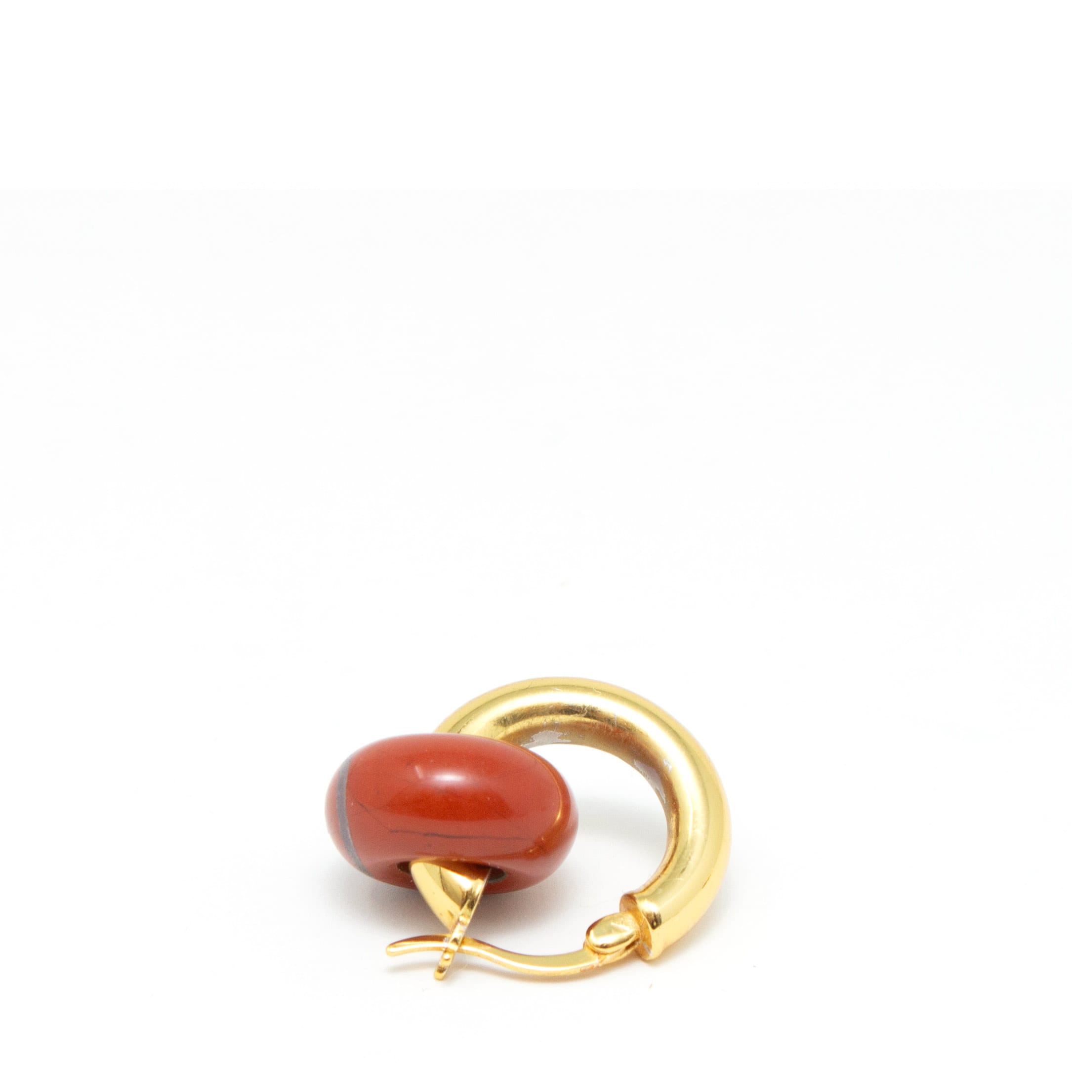 Apato7 apato7 APATO 7 Donut Earring Red Jaspis