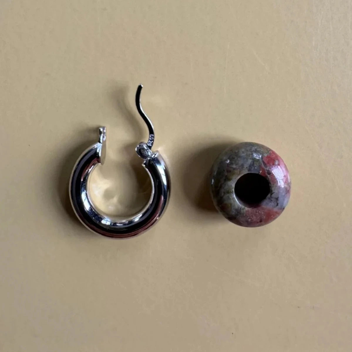 Apato7 apato7 APATO 7 Donut Earring Unakite