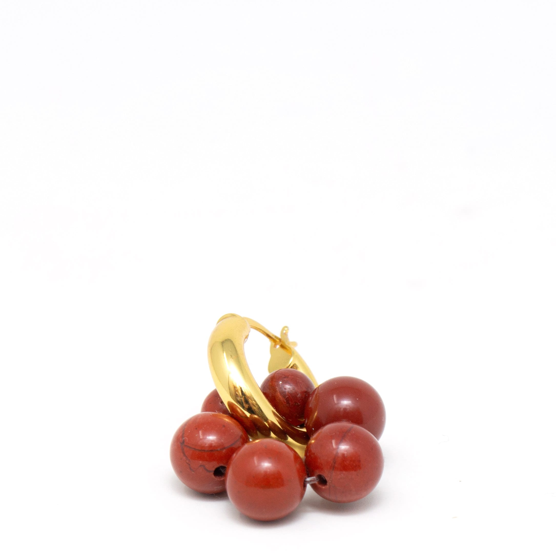 Apato7 apato7 APATO 7 Row Earring Red Jaspis