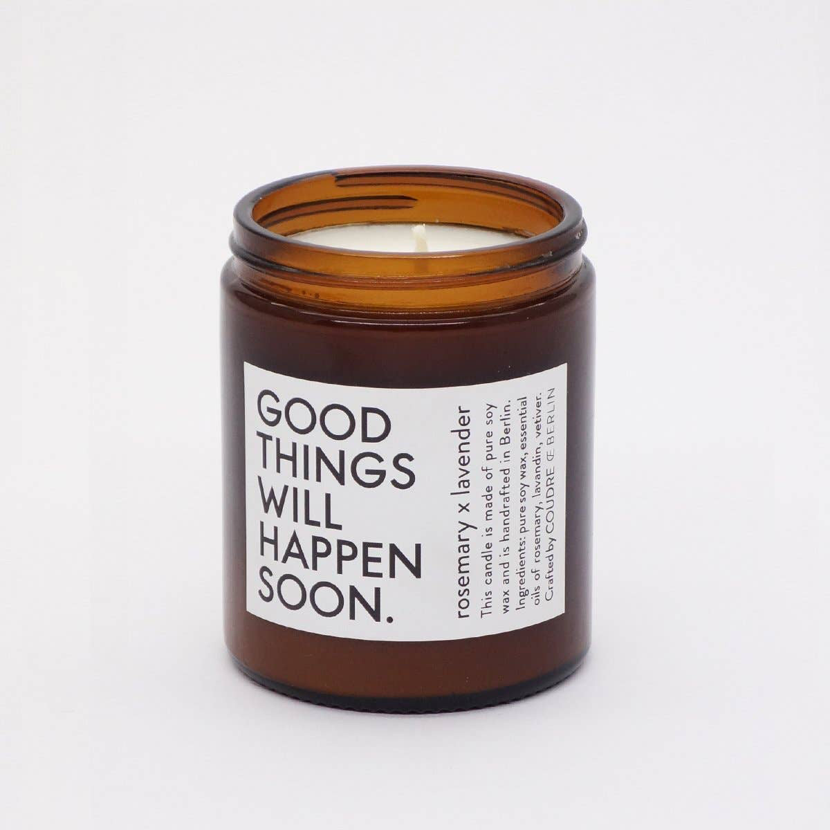 Good Things.... Kerze Rosmarin x Lavendel