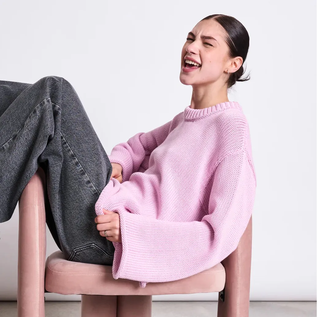 JANN JUNE Pullover SONA light orchid