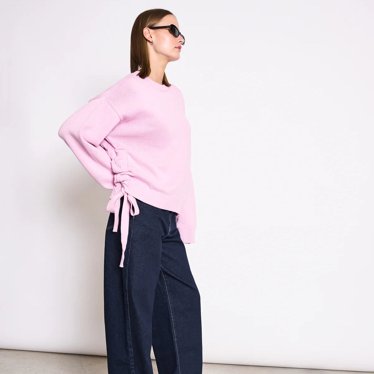 JAN 'N JUNE JAN 'N JUNE JANN JUNE Tie Sweater CAPER light orchid