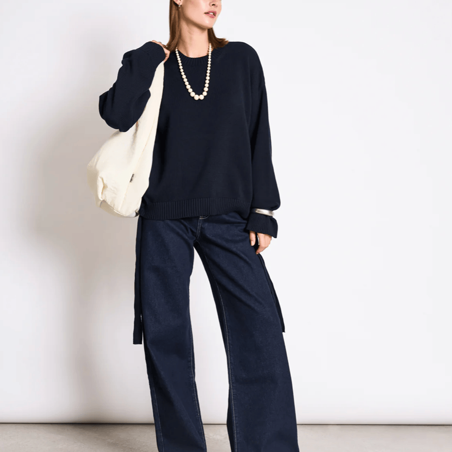 JAN 'N JUNE JAN 'N JUNE JANN JUNE Tie Sweater Caper Nightfall