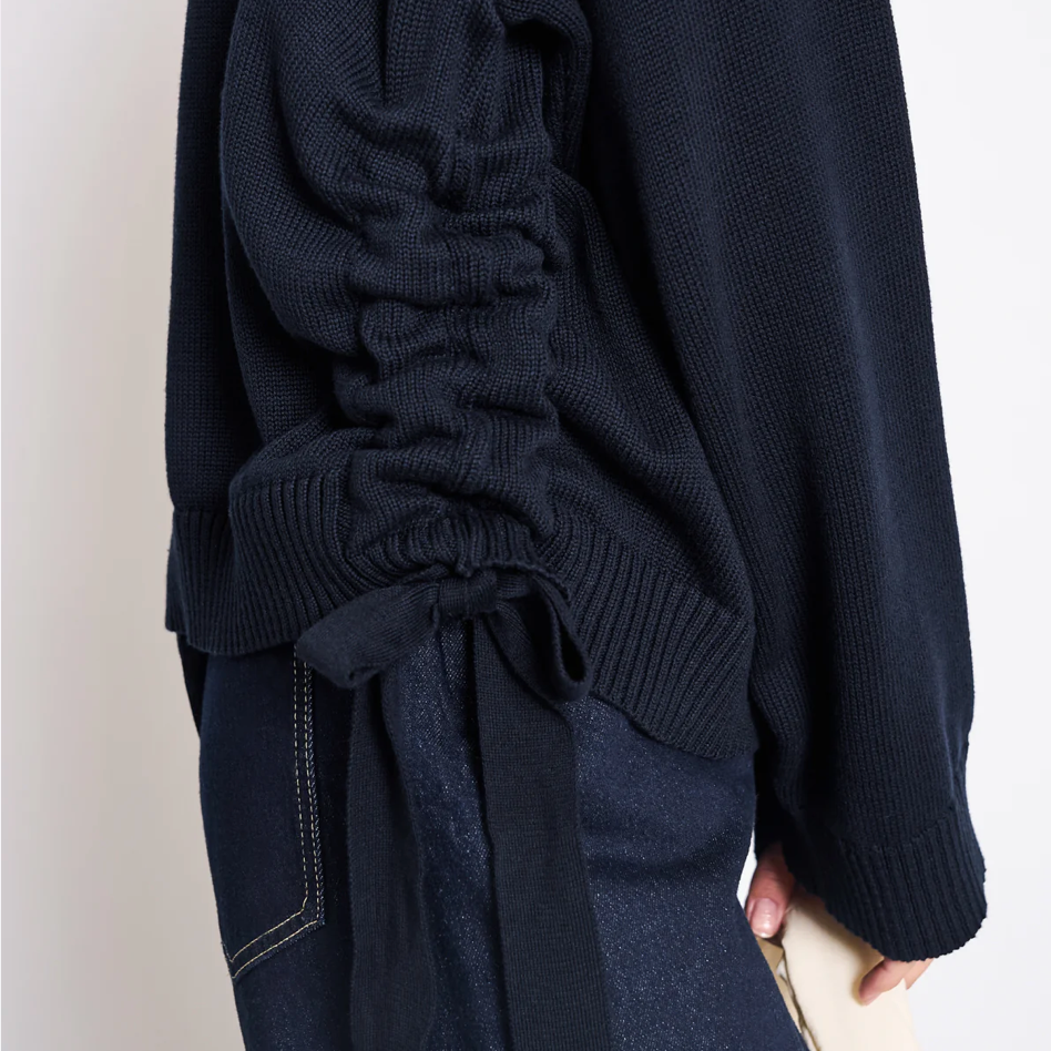 JAN 'N JUNE JAN 'N JUNE JANN JUNE Tie Sweater Caper Nightfall