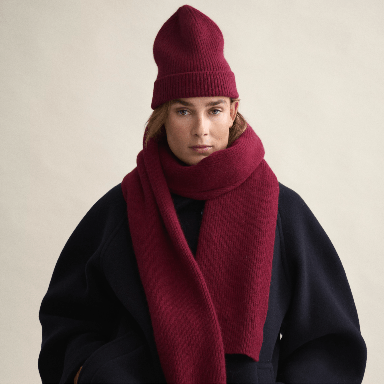 Le Bonnet Schal Wine Le Bonnet Wollschal