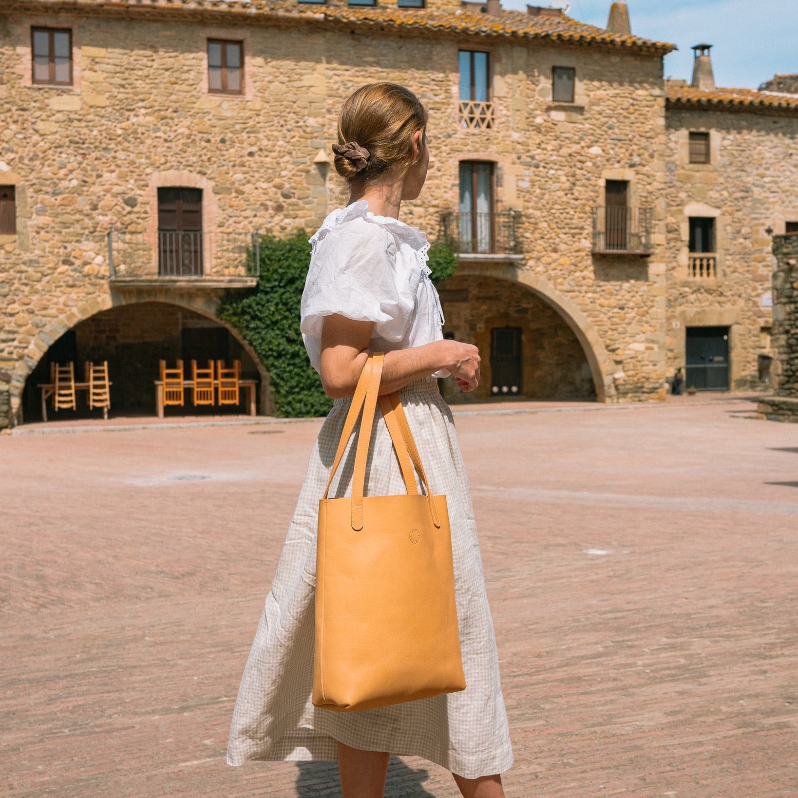 Leder Tote Bag