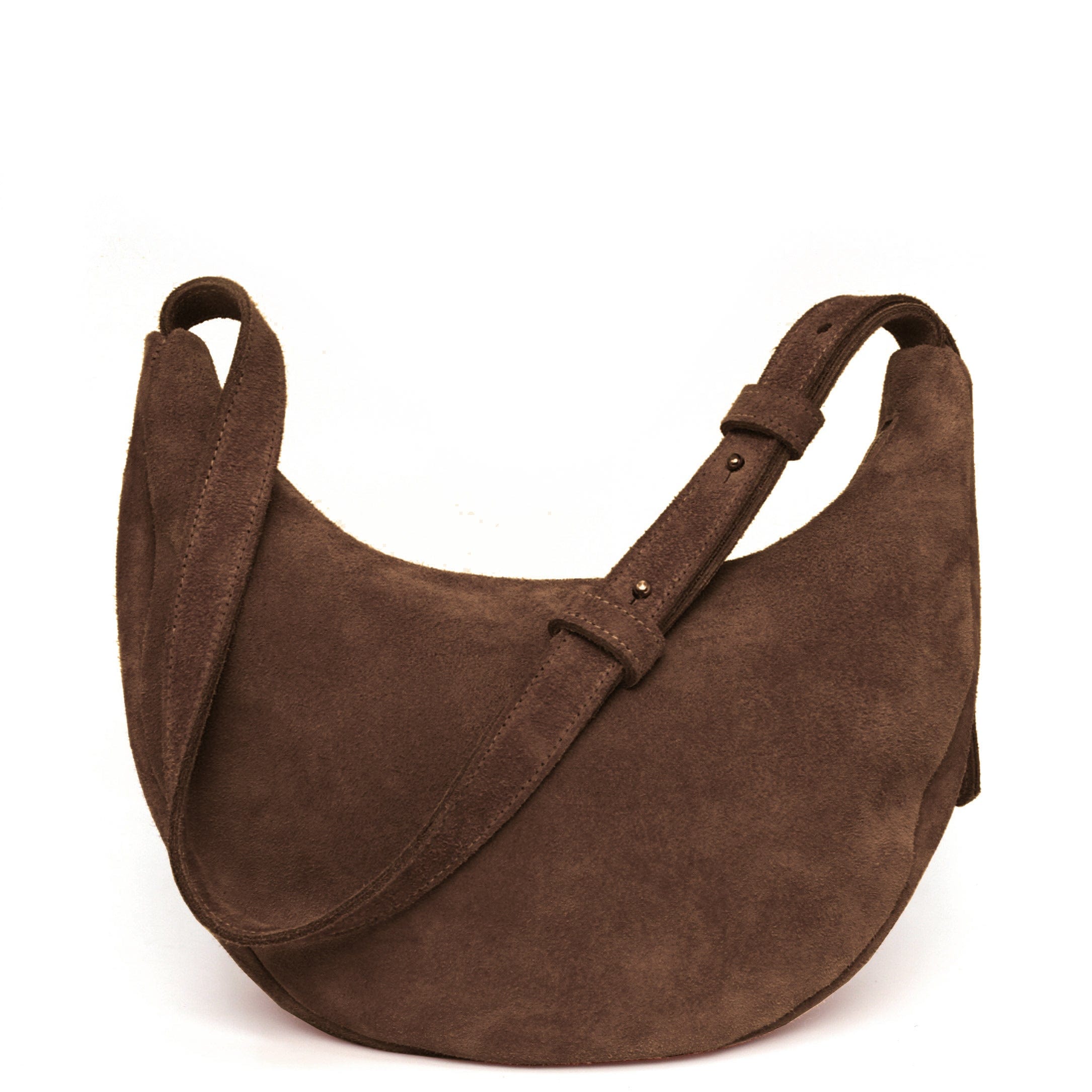 Marin et Marine Bauchtasche Lune Bag Leder Chocolat