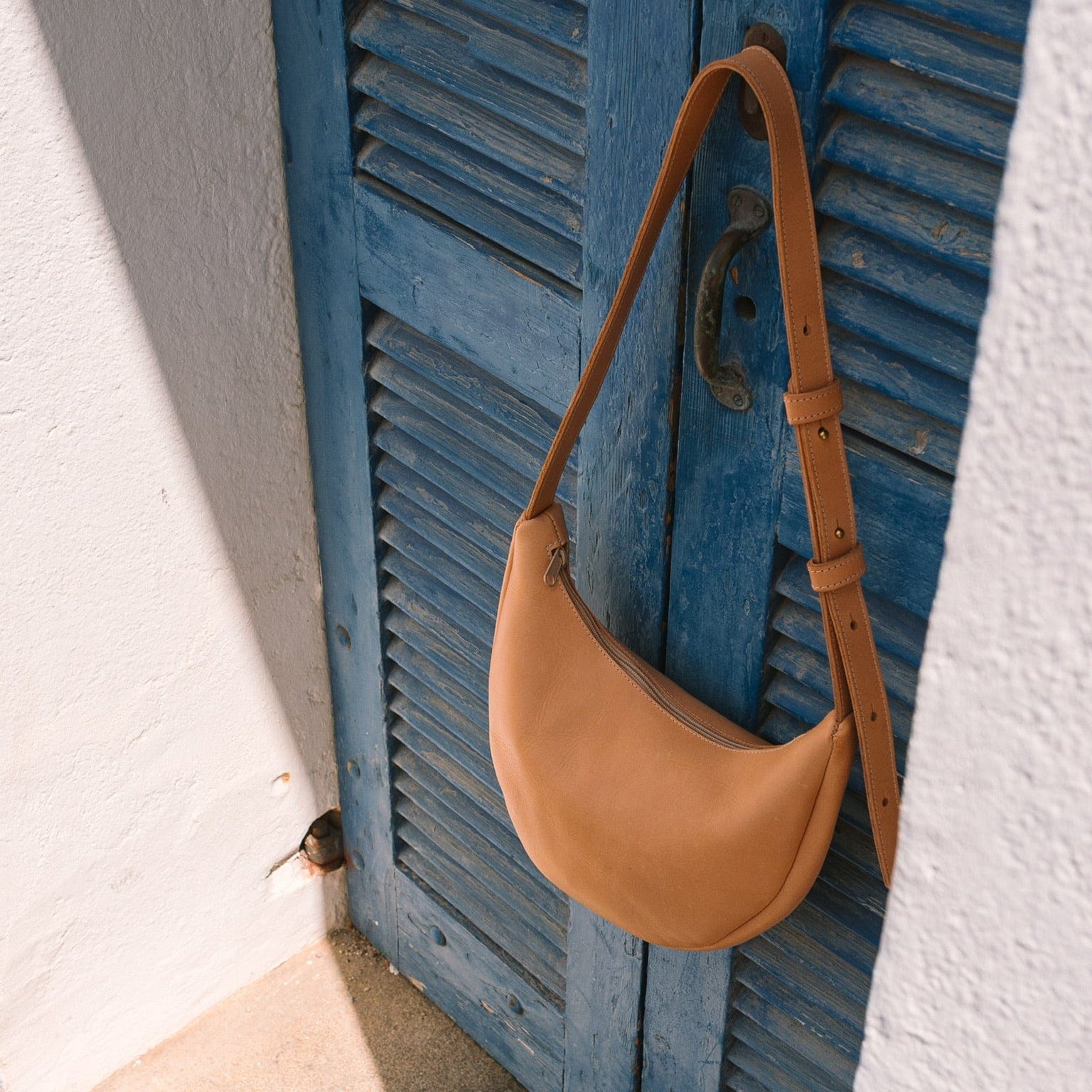 Marin et Marine Bauchtasche Natural Lune Bag Leder Natural