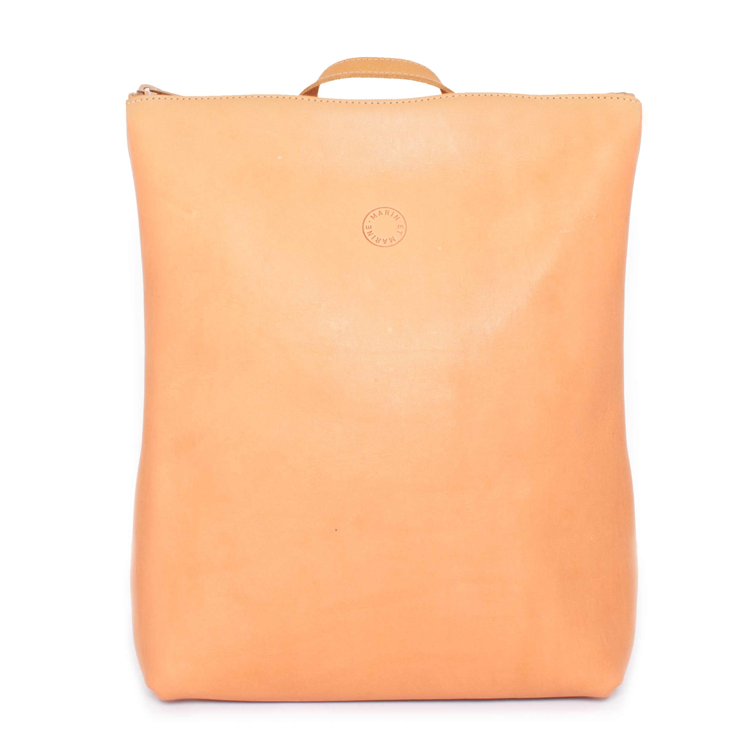 marin et marine Leather Backpack Leder Rucksack