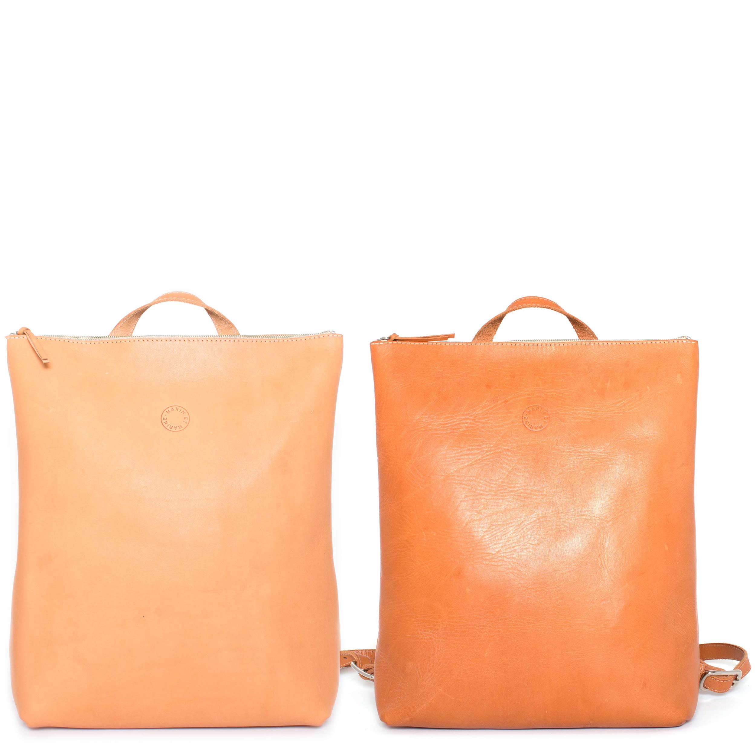 marin et marine Leather Backpack Leder Rucksack