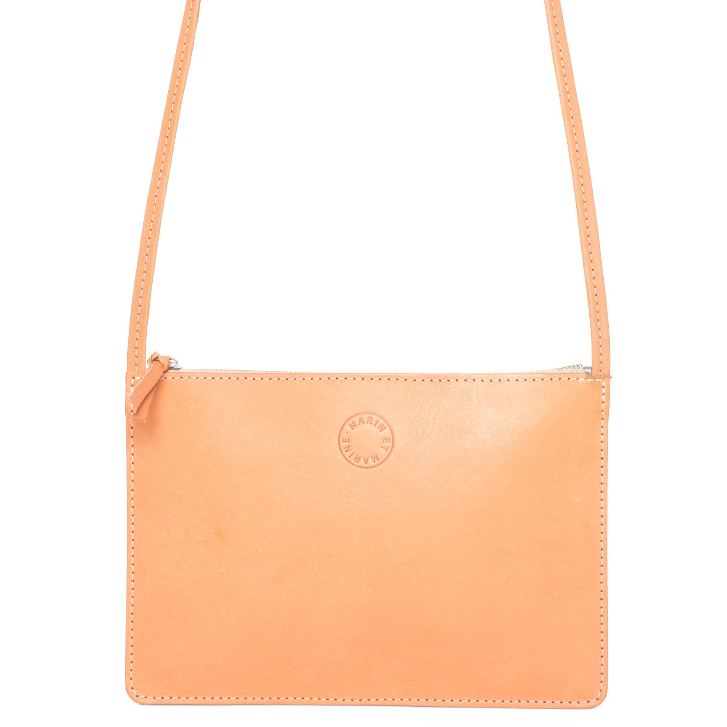 Marin et Marine Leder Handtasche Natural Pochette Bag