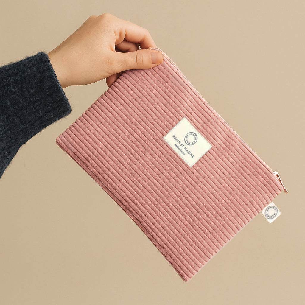 Marin et Marine Mini Marin Petit Bag Corduroy Dusty Rose