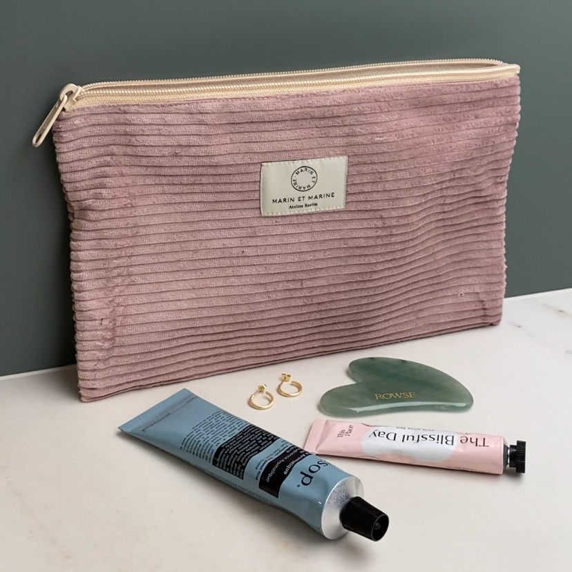 Marin et Marine Mini Marin Petit Bag Corduroy Dusty Rose