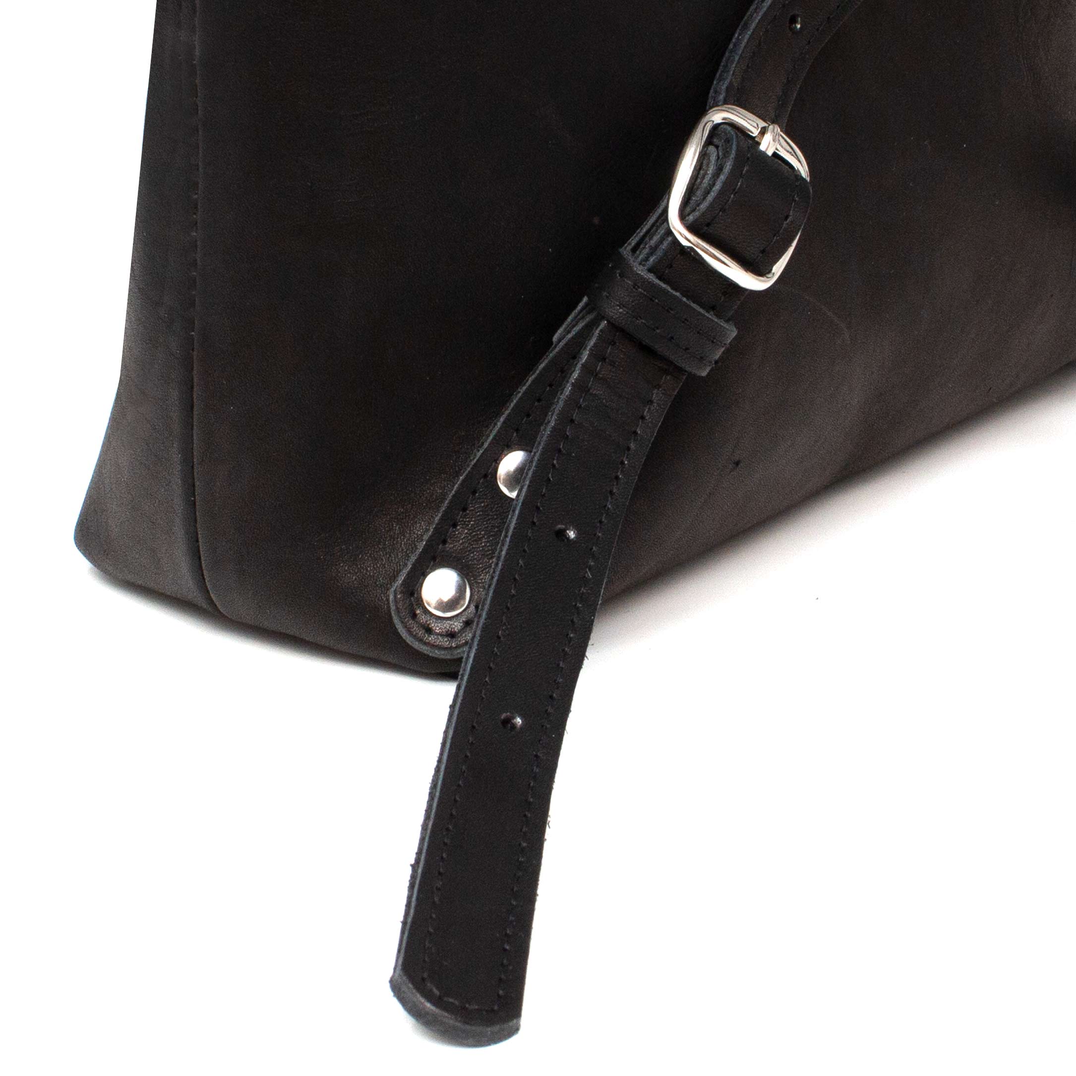 Marin et Marine Rucksack Black Leder Rucksack Black