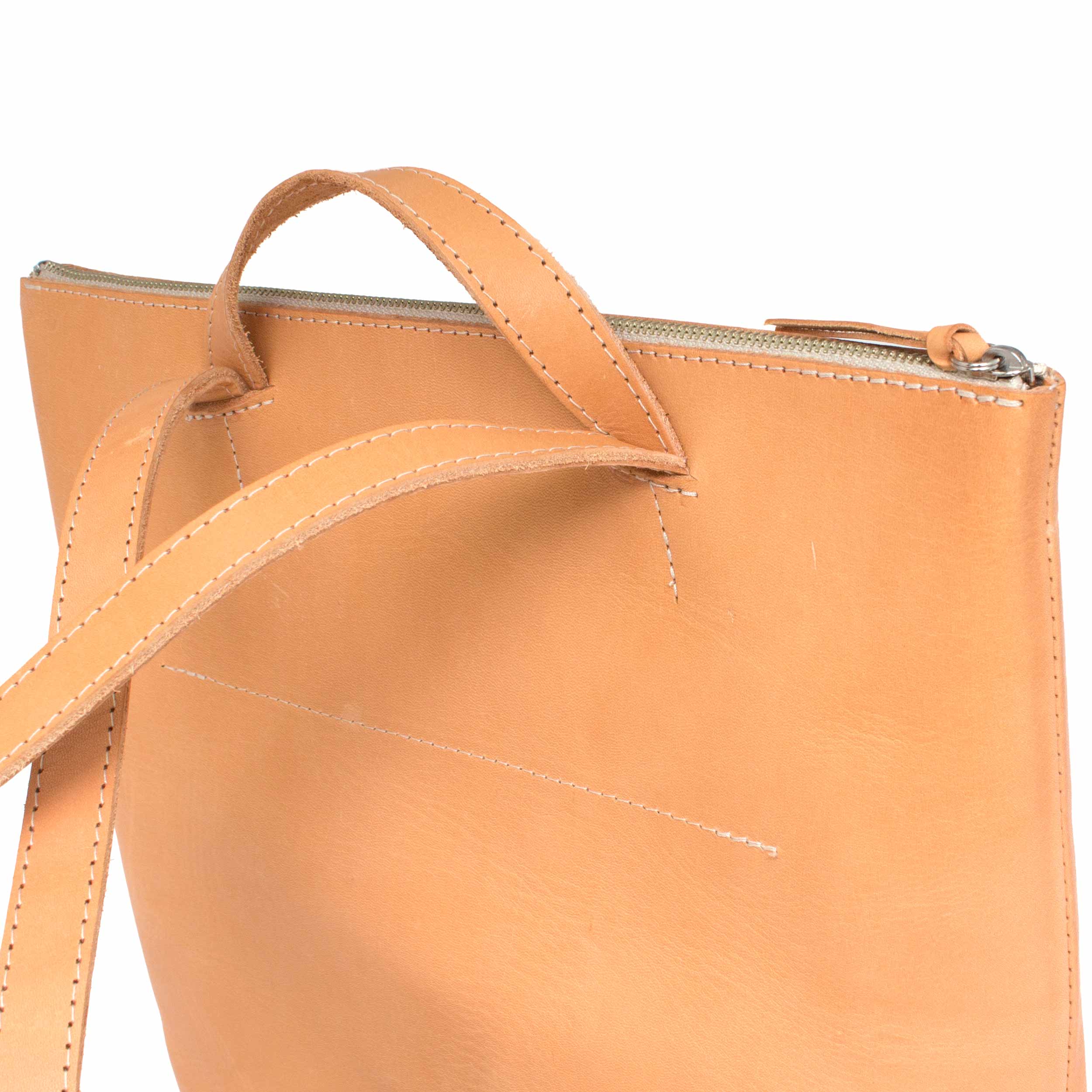 Marin et Marine Rucksack Metall Reissverschluss SAMPLE Leder Rucksack