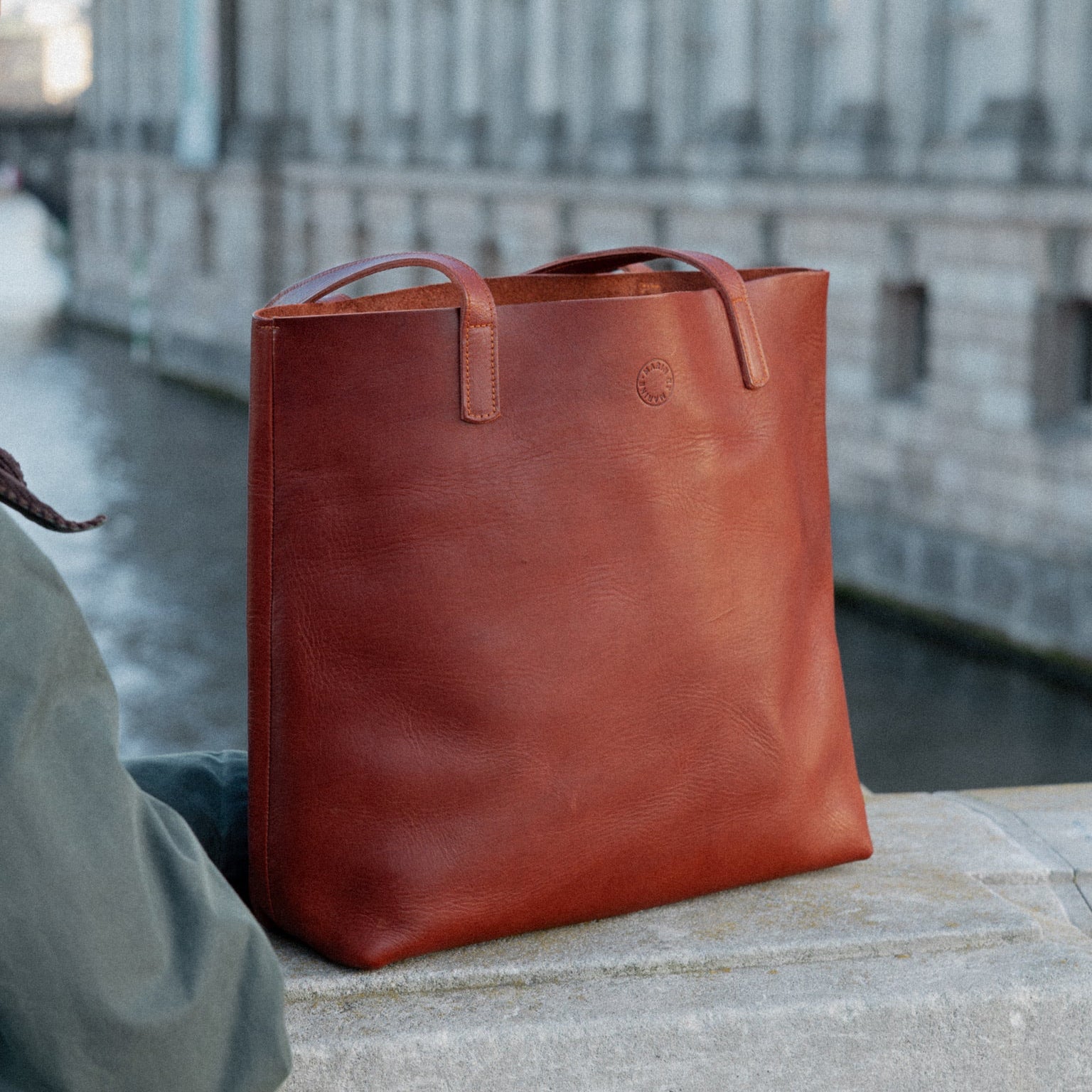 Marin et Marine Shopper Éternelle Shopper Marron