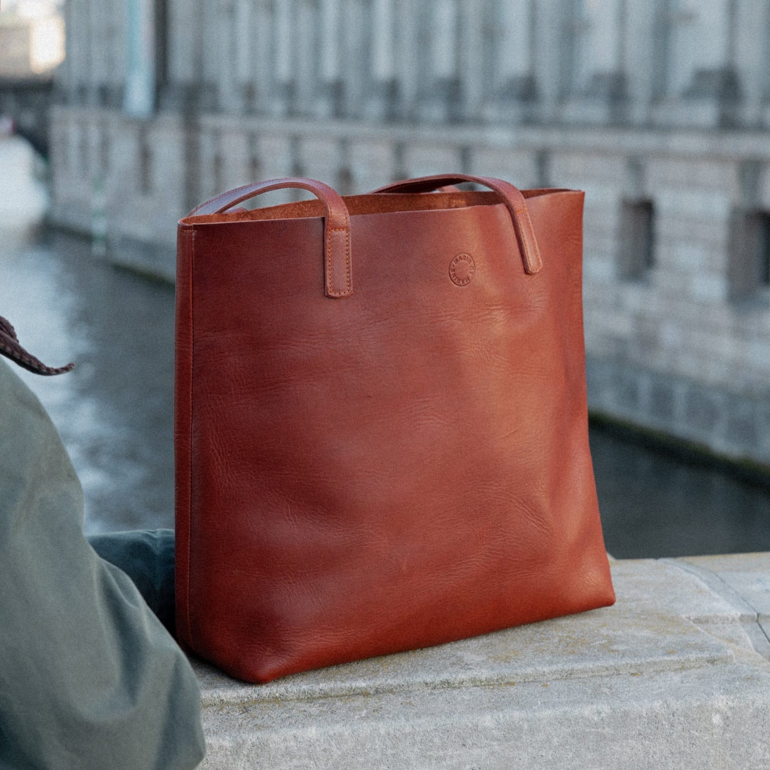 Marin et Marine Shopper Éternelle Shopper Marron
