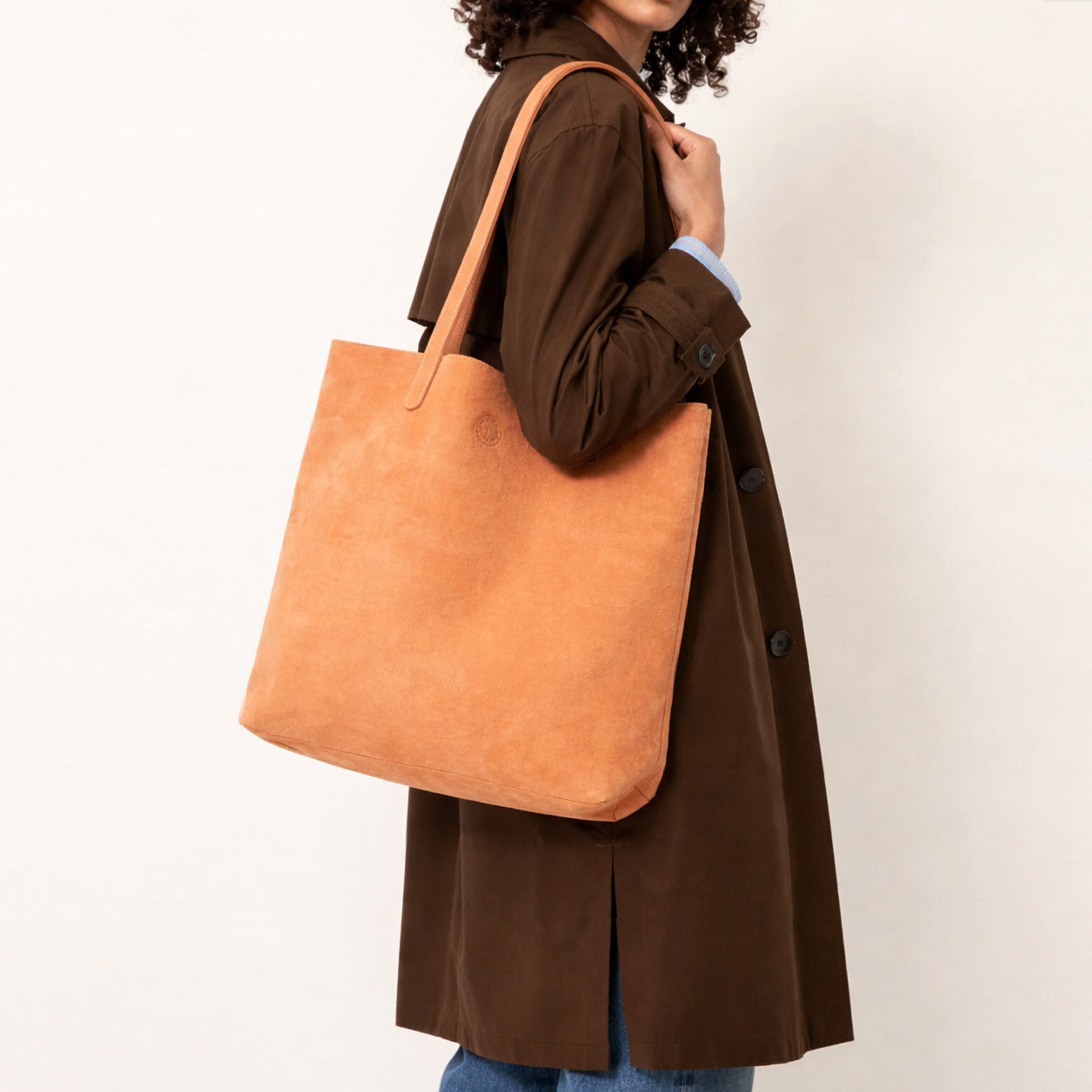 Marin et Marine Shopper Éternelle Shopper Suede Caramel
