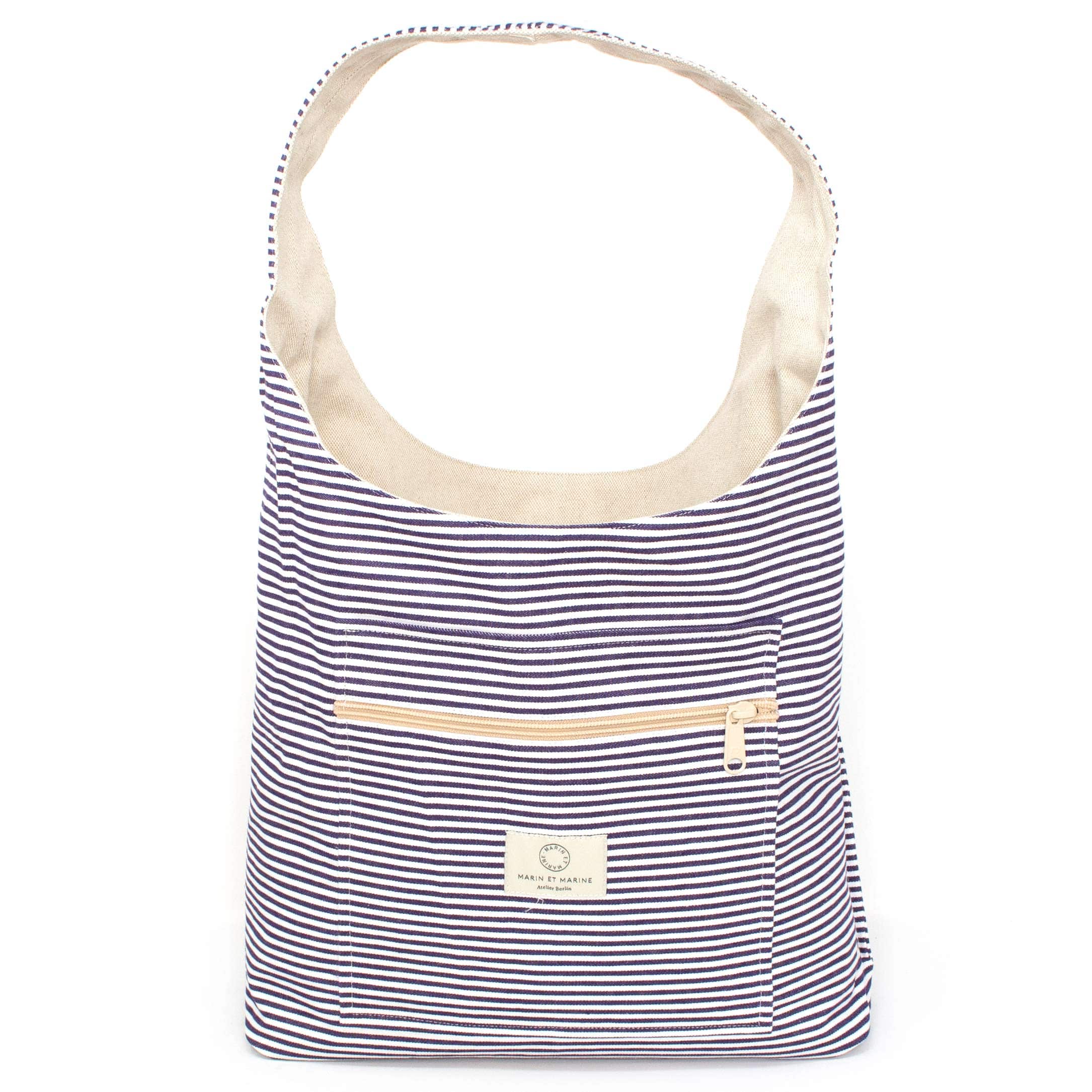 Marin et Marine Shopper Hobo Bag Reversible