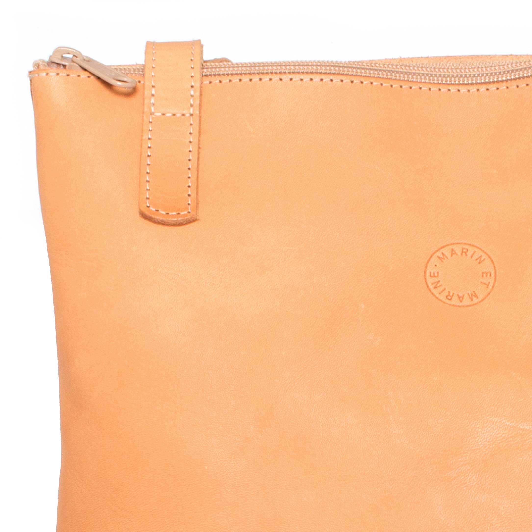 Marin et Marine Shopper Leder Tote Bag